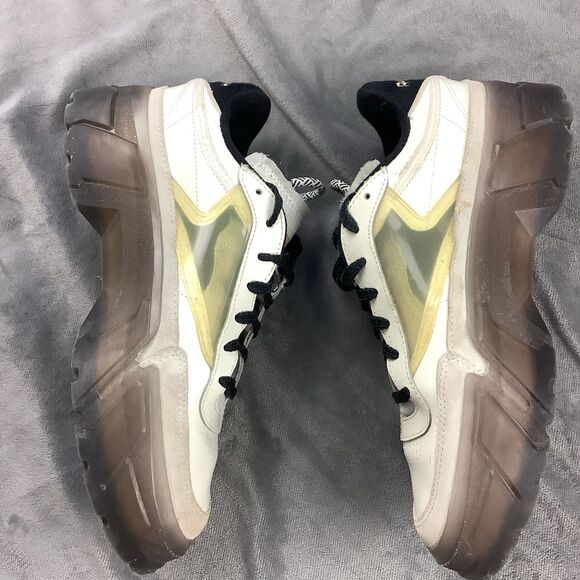 Reebok Cardi B Club C Sneaker Shoes Women's 9.5 Gray Black Gold - Picture 4 of 11